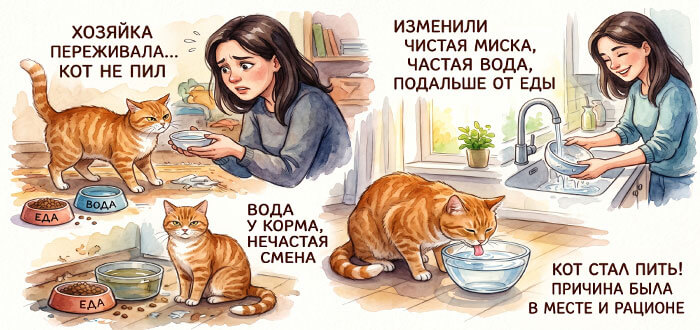 случай с непьющим котом