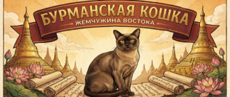 бурманская кошка жемчужина востока
