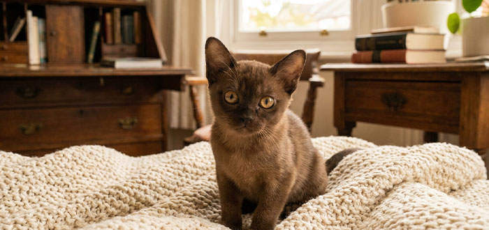 бурманский котенок