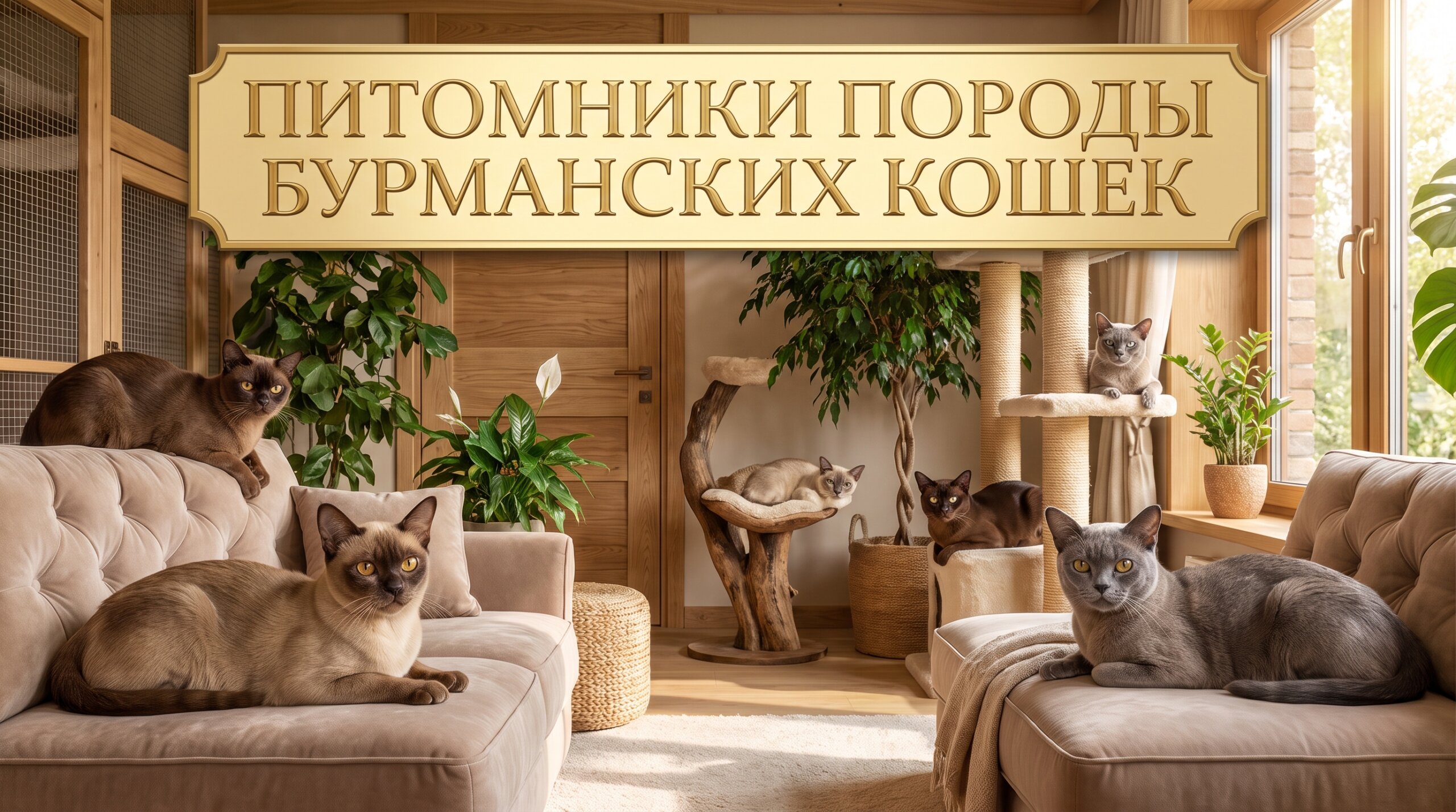 Питомники бурманской кошки