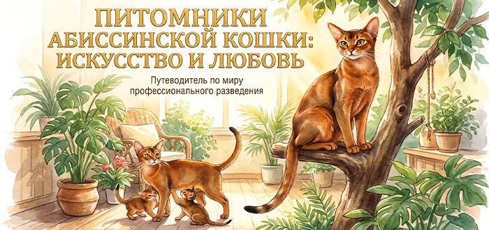 как выбрать котенка абиссинской кошки
