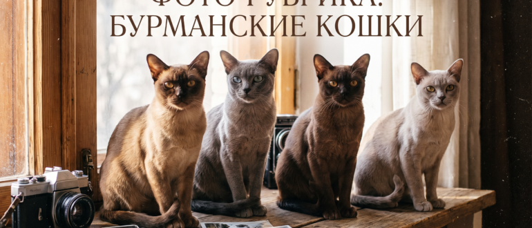 бурманская кошка фото