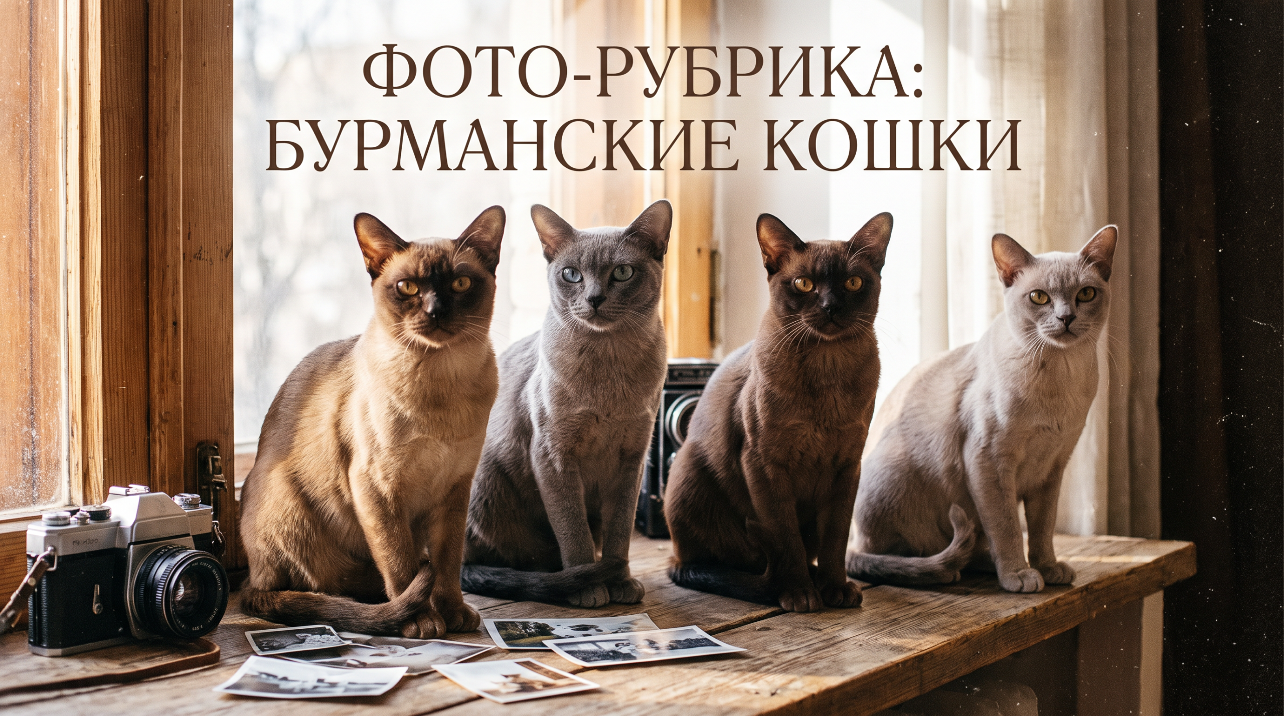 бурманская кошка фото